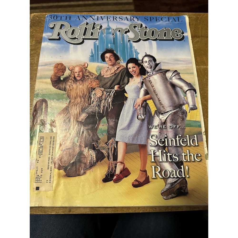 Rolling Stone Issue 787 - May 28, 1998 - Seinfeld Cover - 30th Anniversary Issue
